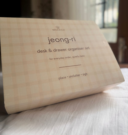 Jeong-Ri Desk & Drawer Organiser Set