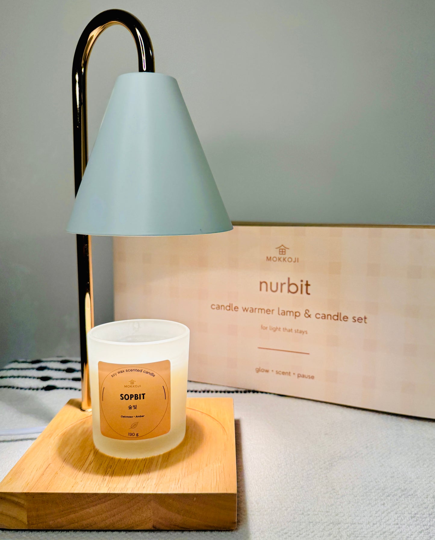 Nurbit Candle Warmer Lamp & Candle